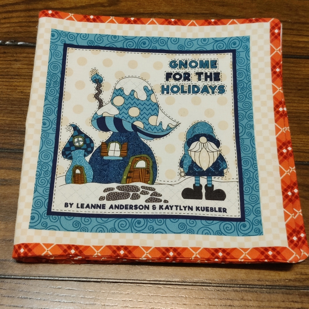 Cozy Gnome for the Holidays Fabric Panel Book